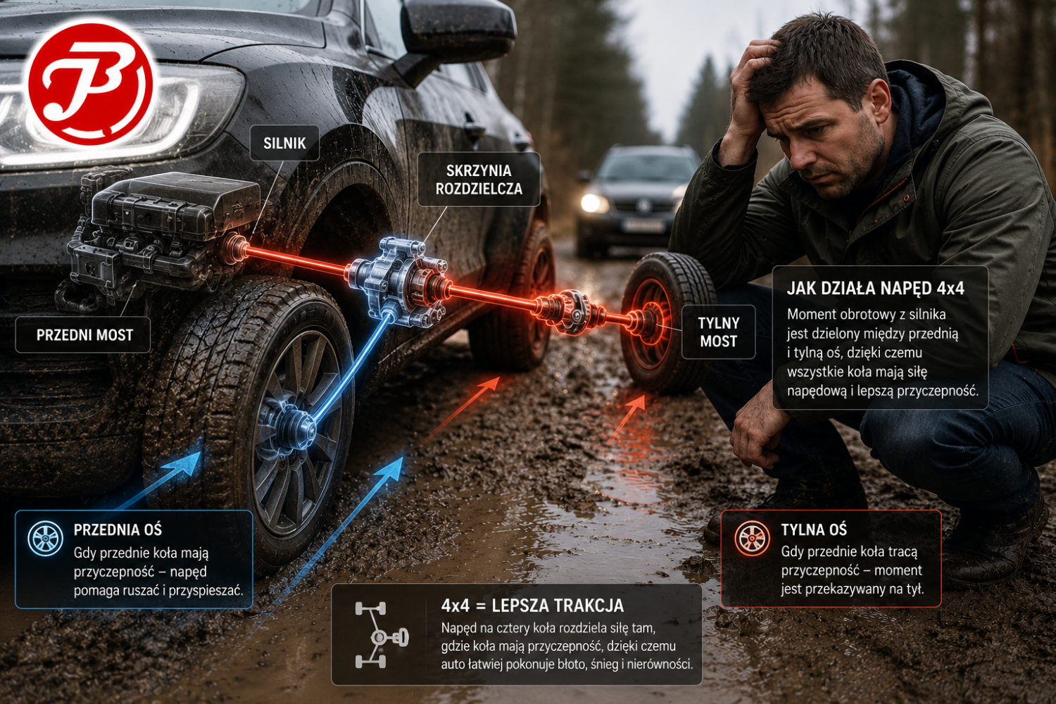 Jak działa napęd 4x4